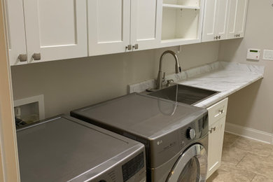 Inspiration for a laundry room remodel in Charlotte