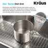Dex Stainless Steel Bottom Grid with Rubber Bumpers