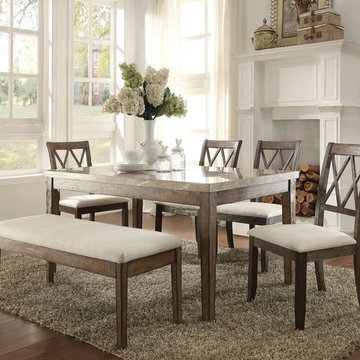 6-Pcs Mid Century Modern Dining Room