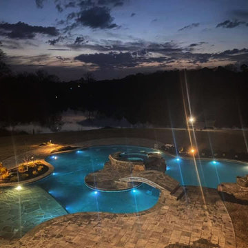 Monroe Swimming Pool With Grotto