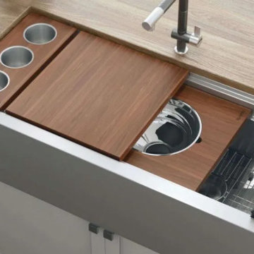 Workstation Farmhouse Sink