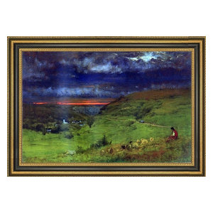 Sundown Brillance Canvas Art By George Inness Traditional Prints And Posters By Trademark Global