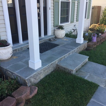 Flagstone Entrance Walkway
