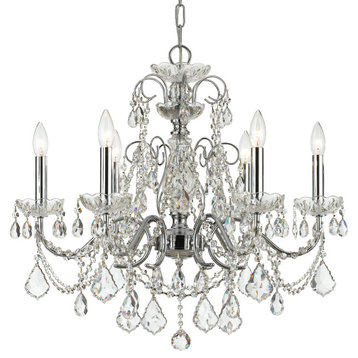 Crystorama 3226CHCLS Six Light Chandelier Imperial