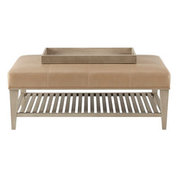 Cocktail Ottoman - Barbara Barry Collection - Baker Furniture - Footstools And Ottomans