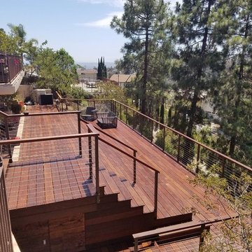 Multi-level Deck on Hillside in Mount Olympus