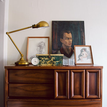 My Houzz: Creative Couple Furnishes a 1920's Rental with Vintage Finds