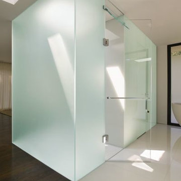 Shower Doors- 90 Degree Steam