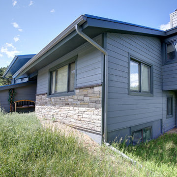 Morrison Transformation | Full Siding Replacement | Stone Accent