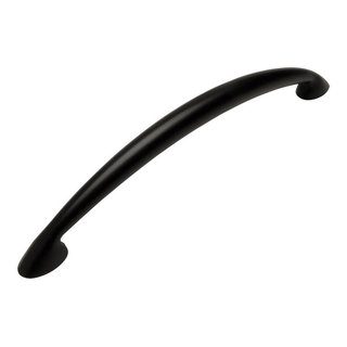 Cosmas 323-128FB Flat Black Cabinet Arch Pull, 5