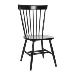 Riley Black Wood Dining Chair - Dining Chairs