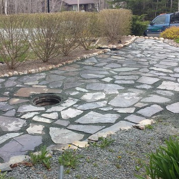 Flagstone Patio in Lake Echo