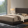 King Bed Brown Gloss 7089