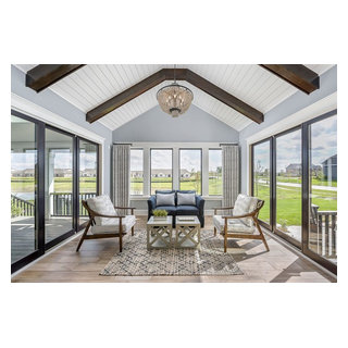 Coastal Retreat - Transitional - Sunroom - Chicago - by Designing ...