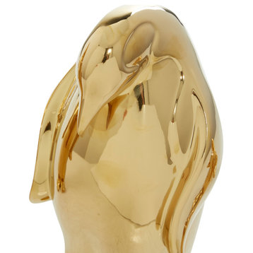 Gold Porcelain Glam Sculpture 57167