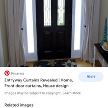 Front Door Curtain "look"