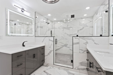 Modern & Sleek Master Bathroom