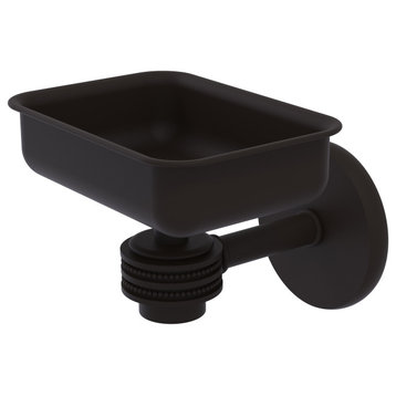 Satellite Orbit One Wall Mount Soap Dish With Dotted Accents, Oil Rubbed Bronze