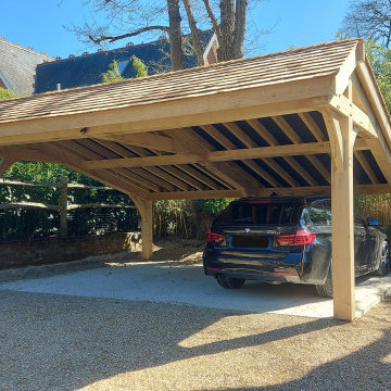 Oak Framed Car Port