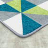 Cartwheel 7'8" x 10'9" area rug in color Calypso