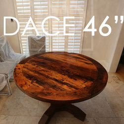 Round Reclaimed Wood Tables - Dining Tables
