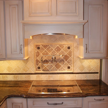 Glazed White Cabinets