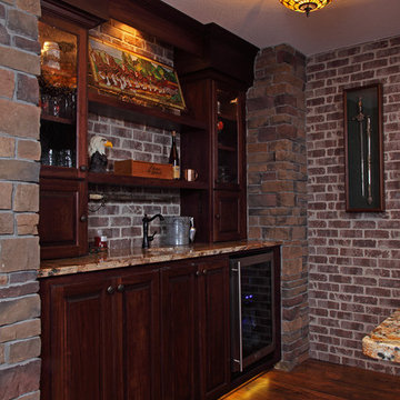 Irish Pub Style Basement Finish