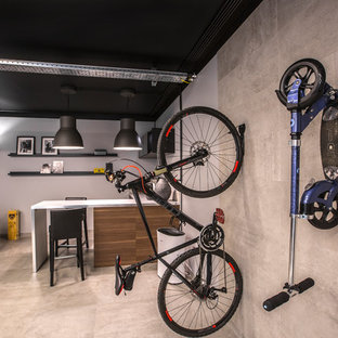 Свежая идея для дизайна: идея дизайна в стиле лофт - отличное фото интерьера