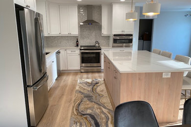 Inspiration for a contemporary kitchen remodel in Other
