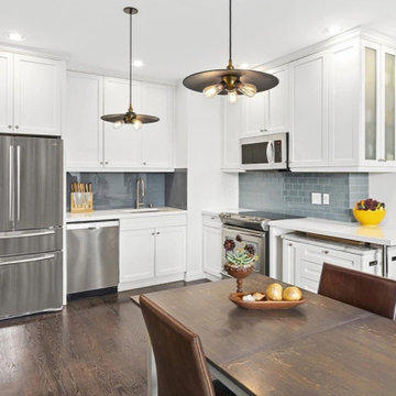 Roasted Red Oak Plank Flooring, Kitchen