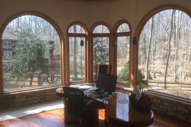 Example of a trendy home design design in New York