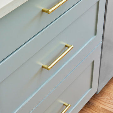 Fresh Baby Blue Kitchen & Bar Cubby