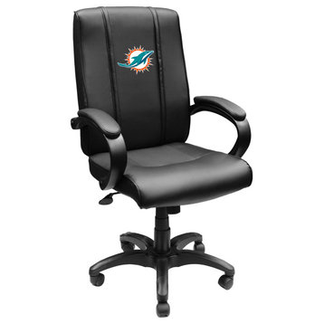 Miami Dolphins Primary Executive Desk Chair Black