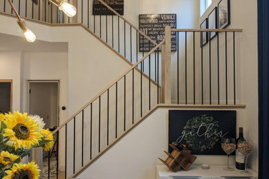 Design ideas for a contemporary staircase in Sacramento.