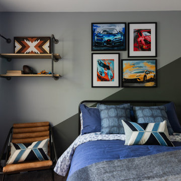 Supercar inspired teen bedroom