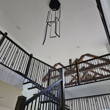 Project #109 | U-Shaped Stairs in Countryside Retreat