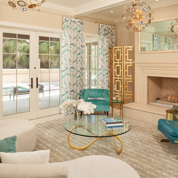 Transitional Living Room