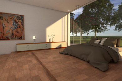 3D Visualisierung eines Schlafzimmers