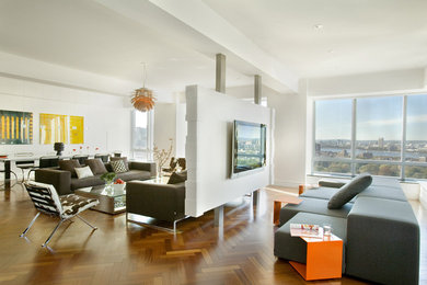 Photo of a modern living room in Boston.