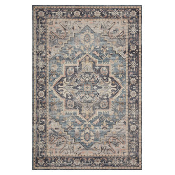 Loloi II Printed Hathaway Navy/Multi Area Rug, 9'x12'