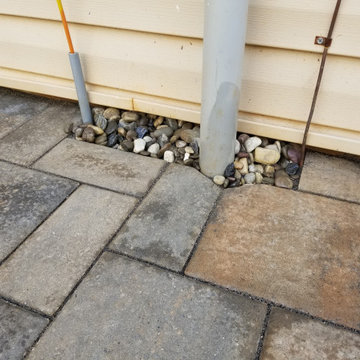 Techo-Bloc EVA Patio with Decorative Gravel Beds