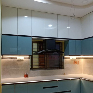 L-Shape Modular Kitchen in Bhilai
