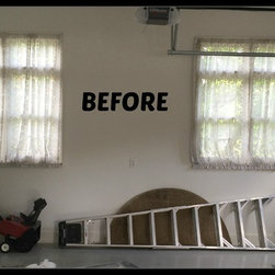 NewStyle Shutters in Garage - Window Treatments