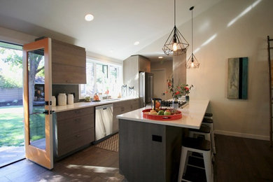 Minimalist kitchen photo in Other