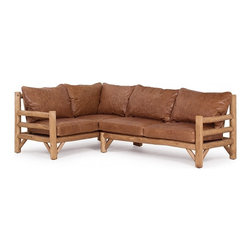 La Lune Collection - Rustic Sectional #1257, 1259 by La Lune Collection - Sectional Sofas