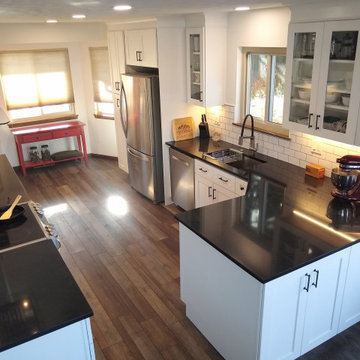 High Contrast Blast Kitchen Remodel