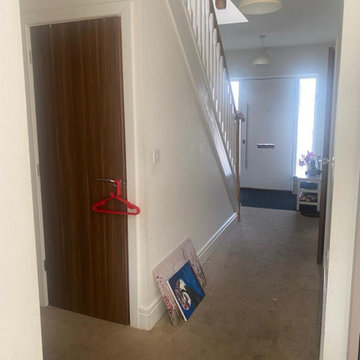 Before&After of the House with the Home Office and Laundry
