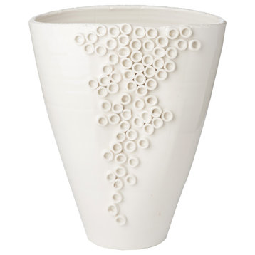 Cerchio Vase, White