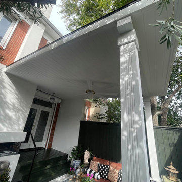 CRO Renovations: Patio Build - Overhang & Decking