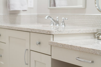 Inspiration for a transitional bathroom remodel in Charlotte